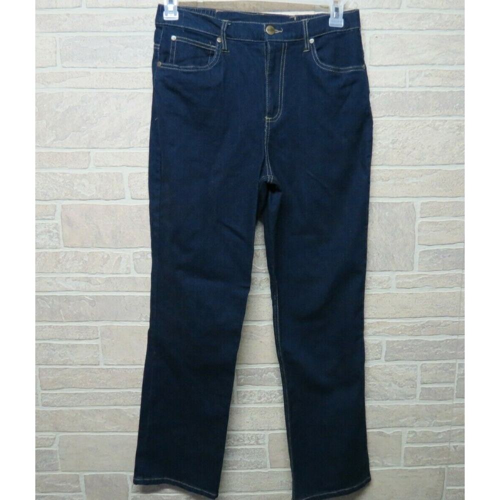 Bend Over Dark Wash Jeans Denim Size 10 Elastic in Waist